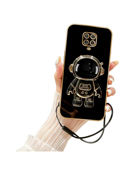 Funda TPU para Xiaomi Redmi Note 9 Pro/9S con soporte oculto Funda TPU para Xiaomi Redmi Note 9 Pro/9S con soporte oculto
