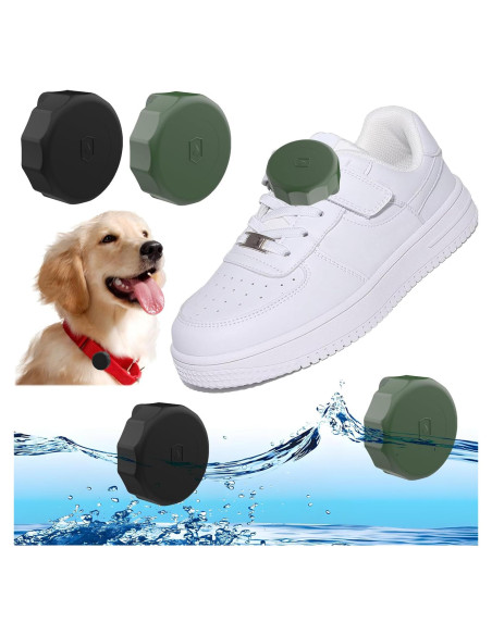 Soporte AirTag para Cordones de Niños WGKOMEGE - 2 Piezas Impermeables Soporte AirTag para Cordones de Niños WGKOMEGE - 2 Piezas Impermeables