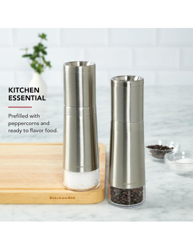 Molino de Pimienta KitchenAid Acero Inoxidable 20 cm Ajustable