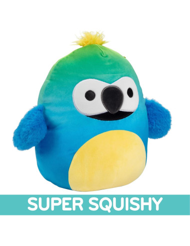 Peluche Squishmallows Baptise El Pájaro Arcoíris 25.4 cm