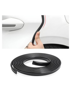 Protector de Bordes de Puerta de Auto Moly Magnolia 16Ft Negro