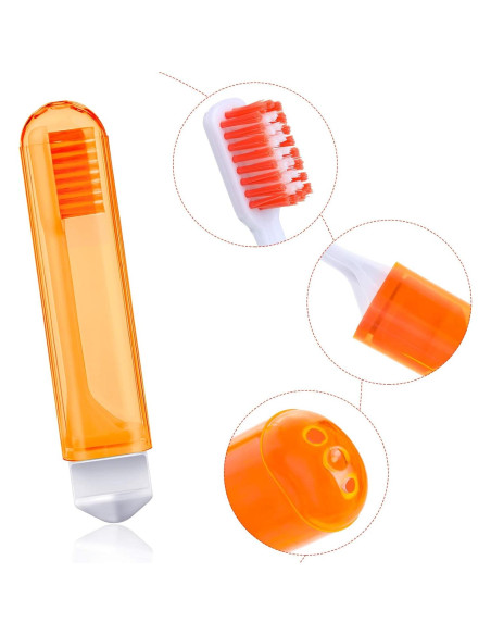 Set de 4 Cepillos de Dientes de Viaje Patelai Plegables Set de 4 Cepillos de Dientes de Viaje Patelai Plegables