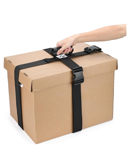Correa de Transporte JIPIMON Ajustable para Cajas Pesadas 0.29kg Correa de Transporte JIPIMON Ajustable para Cajas Pesadas 0.29kg