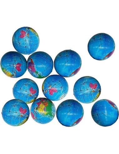 Pelotas Antiestrés Squeezables Sohapy 6 PCS Multicolor 6.3 cm