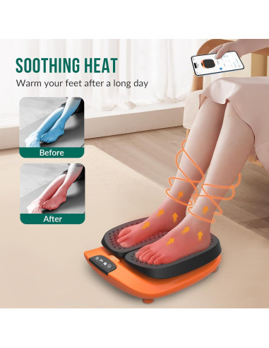 Masajeador de pies eléctrico Snailax SL-591-APP con calor
