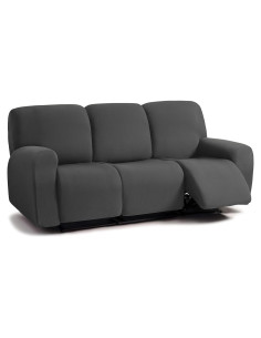 Funda Sofá Recliner ULTICOR Jacquard 8 Piezas 3 Plazas Negro