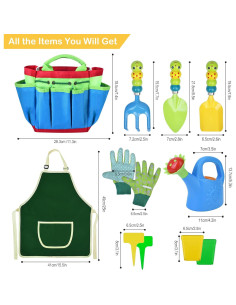 Juego de Jardinería para Niños 12 PCS - Herramientas Seguras 2