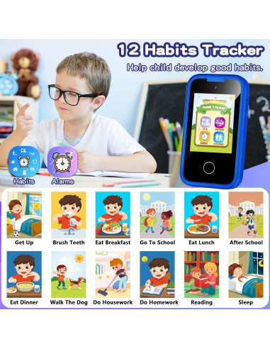 Teléfono Inteligente para Niños Luoba 2.8" Pantalla Táctil Azul