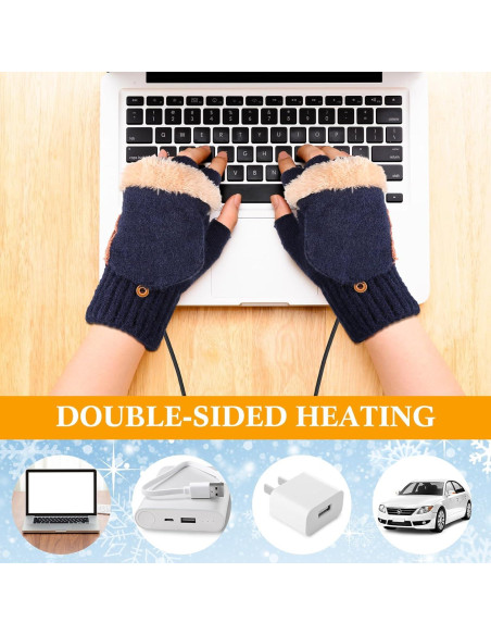 Guantes Térmicos USB Calentados ShinyMatch Unisex Invierno Guantes Térmicos USB Calentados ShinyMatch Unisex Invierno