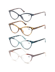 Gafas de Lectura MODFANS Ojo de Gato 4 Paquete 3.0x 2