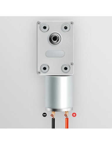Motor de Engranaje DC 5V 0.5RPM QCDENG - Alta Rotación