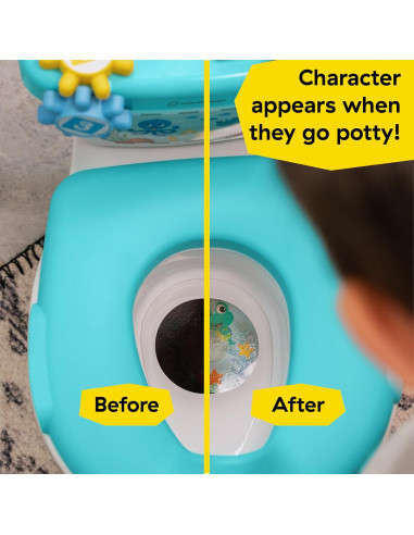Inodoro de Entrenamiento Baby Einstein 2-en-1 con Música