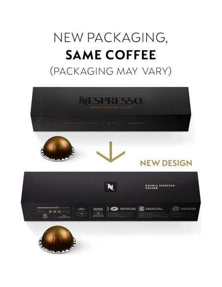 Cápsulas de Café Nespresso Vertuo Doble Espresso Chiaro 30 Unidades Cápsulas de Café Nespresso Vertuo Doble Espresso Chiaro 30 Unidades