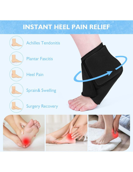 Compresa de Hielo para Talón Helthrelife - Terapia Fría y Caliente Compresa de Hielo para Talón Helthrelife - Terapia Fría y Caliente