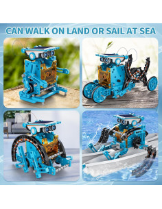 Kit de Robot Solar 12-en-1 WATUDOU para Niños 8-12 Años 2