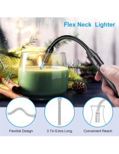 Encendedor de Antorcha Recargable TOPKAY con Cuello Flexible 2