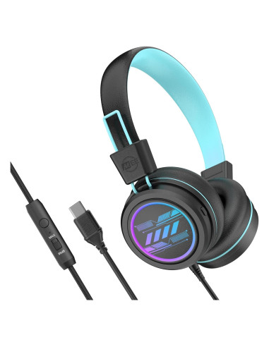 Auriculares MEE audio KidJamz KJ55 USB-C para Niños con LED
