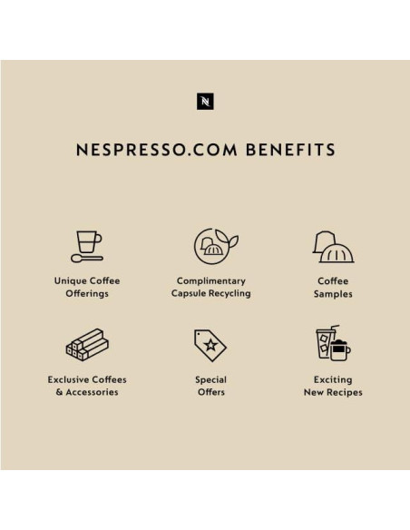 Cápsulas de Café Nespresso Barista Variedad 30 Unidades Cápsulas de Café Nespresso Barista Variedad 30 Unidades