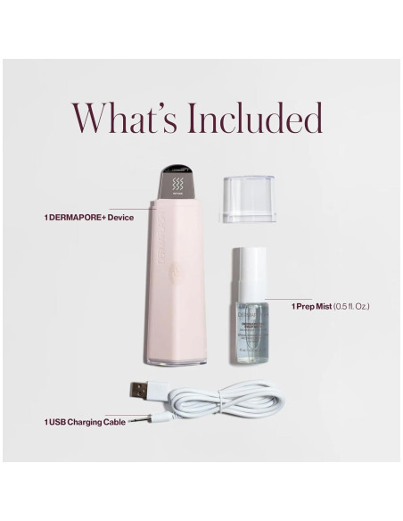 Extractor de Poros Ultrasonico Dermaflash Dermapore+ Rosa Extractor de Poros Ultrasonico Dermaflash Dermapore+ Rosa
