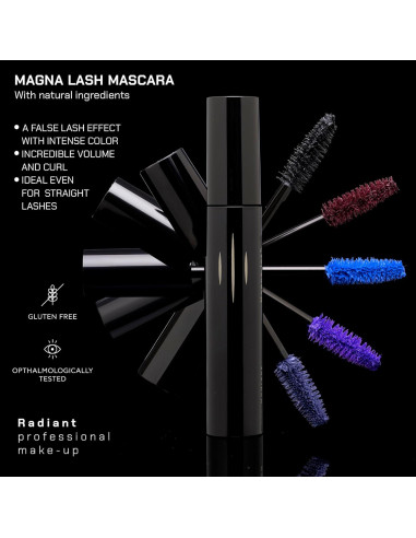 Máscara de Pestañas Radiant Professional 12g - Marrón Ciruela