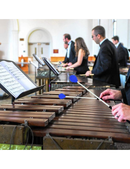 Mallets de Marimba YZNlife 2 Pares Hilo Duro y Caucho Mallets de Marimba YZNlife 2 Pares Hilo Duro y Caucho