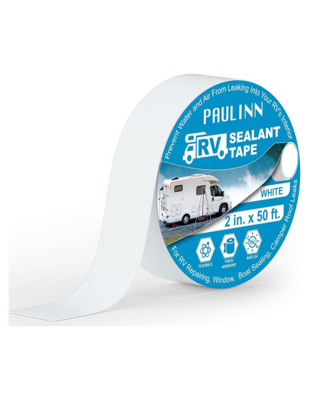 Cinta de Sellado PAULINN 5.08 cm x 15.24 m Impermeable UV Cinta de Sellado PAULINN 5.08 cm x 15.24 m Impermeable UV
