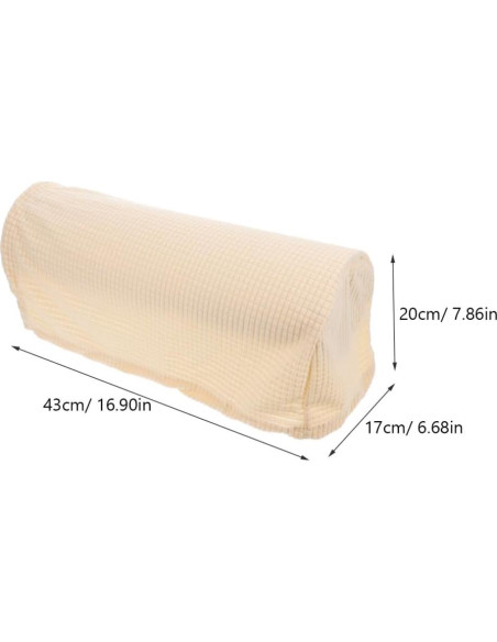2 Fundas Elásticas para Reposabrazos Sofá HOLIDYOYO Beige 2 Fundas Elásticas para Reposabrazos Sofá HOLIDYOYO Beige