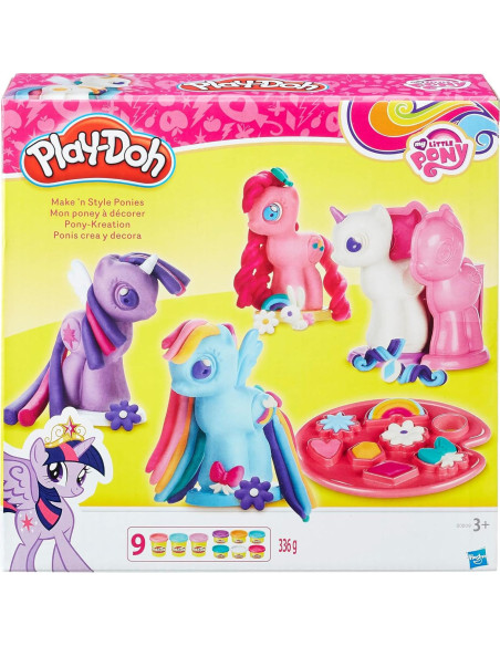 Play-Doh Hacer y Estilo Ponies Set - Manualidades Creativas Play-Doh Hacer y Estilo Ponies Set - Manualidades Creativas