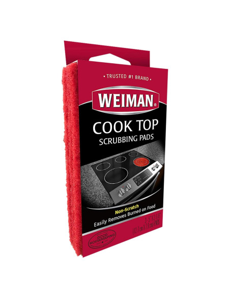 Almohadillas de Limpieza Weiman para Cocinas de Vidrio - 3 Piezas Almohadillas de Limpieza Weiman para Cocinas de Vidrio - 3 Piezas
