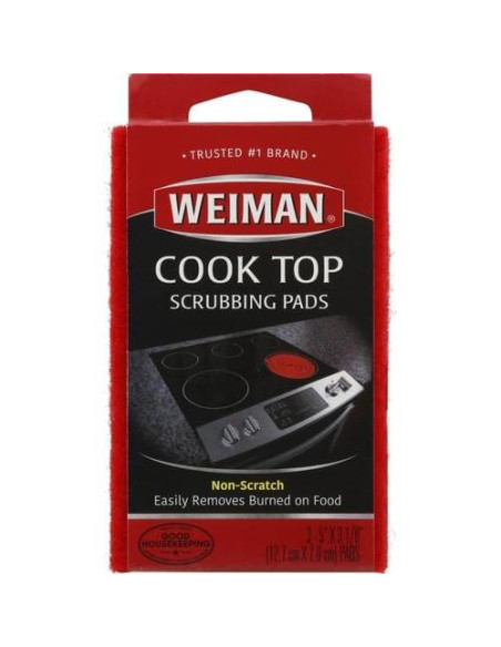 Almohadillas de Limpieza Weiman para Cocinas de Vidrio - 3 Piezas Almohadillas de Limpieza Weiman para Cocinas de Vidrio - 3 Piezas