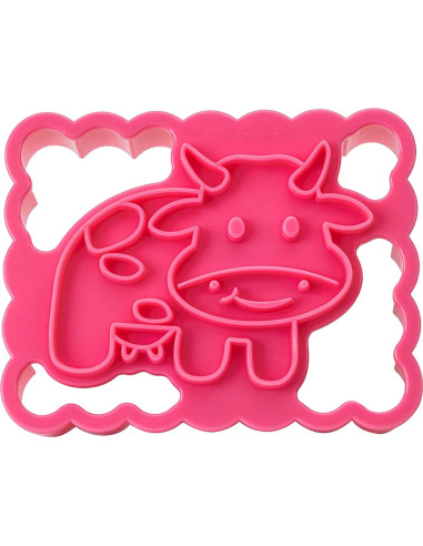 Molde de Silicona para Sándwich de Helado Mobi Vaca 6 Piezas