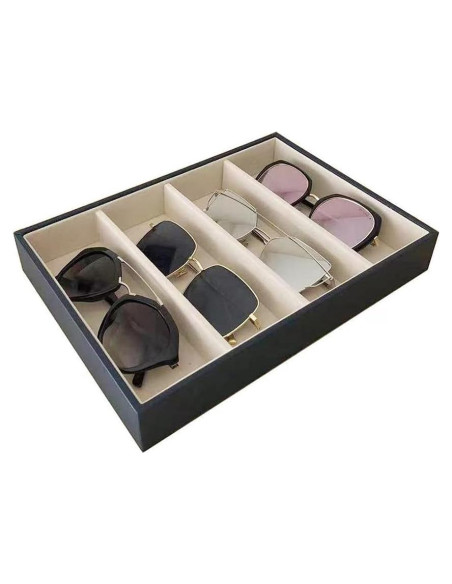 Organizador de bandeja para gafas Svea Display beige 28.1x20.1cm Organizador de bandeja para gafas Svea Display beige 28.1x20.1cm