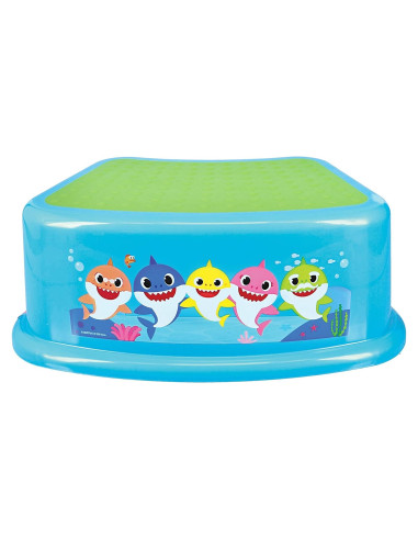 Escalón de Baño Baby Shark PinkFong Antideslizante 36.2x24.1cm