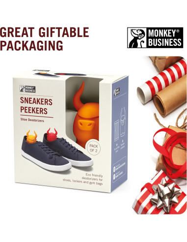 Eliminador de Olores para Zapatos Monkey Business, 2 Bolsas