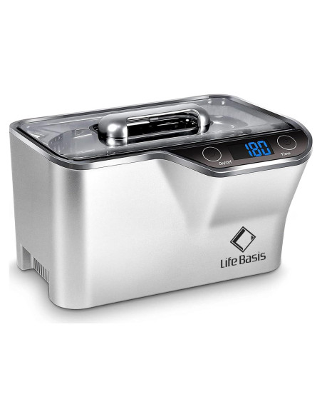 Limpiador Ultrasónico LifeBasis 600ml con Pantalla Digital Limpiador Ultrasónico LifeBasis 600ml con Pantalla Digital