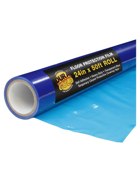 Película Protectora de Suelo Dura-Gold 24" x 15.24m Azul Película Protectora de Suelo Dura-Gold 24" x 15.24m Azul
