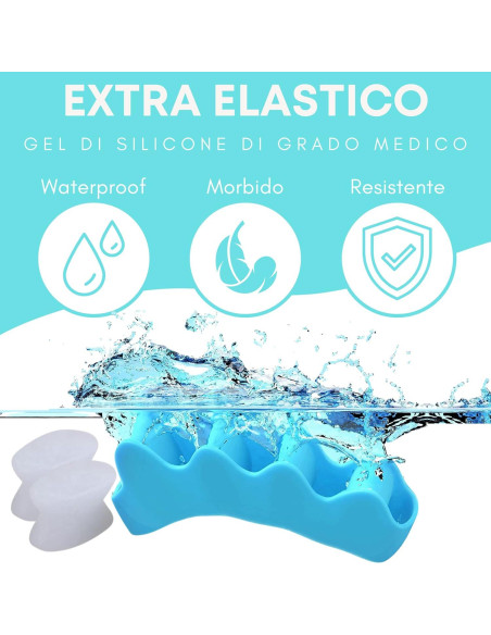 Separadores de Dedos de Silicona Grado Médico BACK TO ROOTZ - Juego de 4 Separadores de Dedos de Silicona Grado Médico BACK TO ROOTZ - Juego de 4