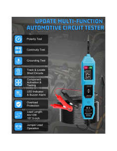 Probador de Circuito Automotriz Multifuncional Invtux 3.5-36V 2