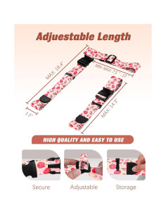 Correas de Equipaje Slohif Ajustables para Conectar Maletas 2