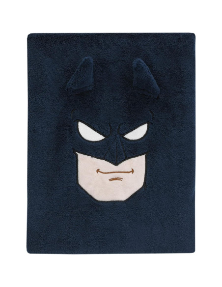 Manta de Personaje Batman NoJo 76x102 cm Azul Marino Manta de Personaje Batman NoJo 76x102 cm Azul Marino