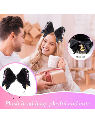 Conjunto de Disfraz para Mujeres Hecho a Mano - Orejas y Cola