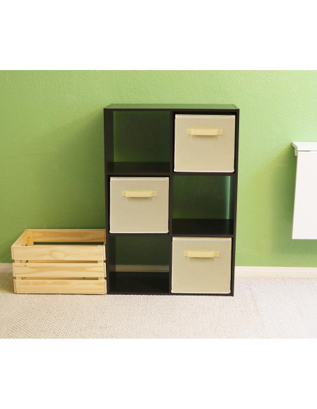 Cajas de Almacenamiento Plegables Simple Houseware 27.3 cm Beige Cajas de Almacenamiento Plegables Simple Houseware 27.3 cm Beige