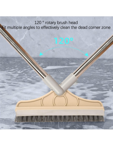Cepillo de limpieza 2 en 1 CHIRISEN con mango largo 135.89 cm