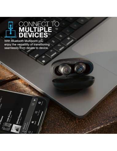 Auriculares Inalámbricos JLab JBuds ANC 3 con Estuche Carga
