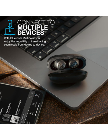 Auriculares Inalámbricos JLab JBuds ANC 3 con Estuche Carga Auriculares Inalámbricos JLab JBuds ANC 3 con Estuche Carga