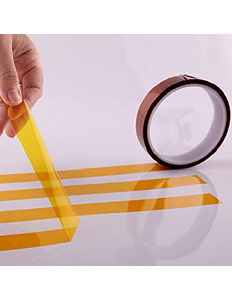 Cinta Térmica Poliimida 10mm x 33m 2 Rollos Goldfinger Cinta Térmica Poliimida 10mm x 33m 2 Rollos Goldfinger