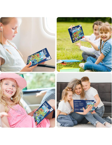Puzzle Magnético ASTARON para Niños - 16-25 Piezas Animales