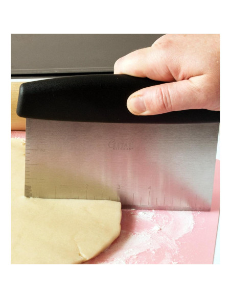 Raspador de Masa Cestari 15.2 cm Acero Inoxidable Antideslizante Raspador de Masa Cestari 15.2 cm Acero Inoxidable Antideslizante