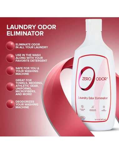 Zero Odor Eliminador de Olores para Lavandería 473ml