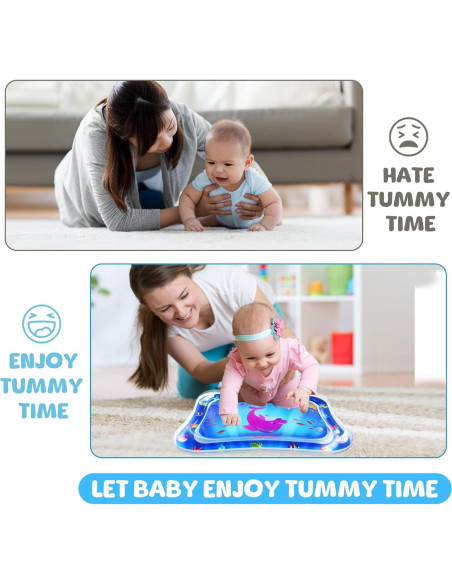 Alfombra de Agua para Bebés ZMLM Tummy Time 66x61cm Alfombra de Agua para Bebés ZMLM Tummy Time 66x61cm